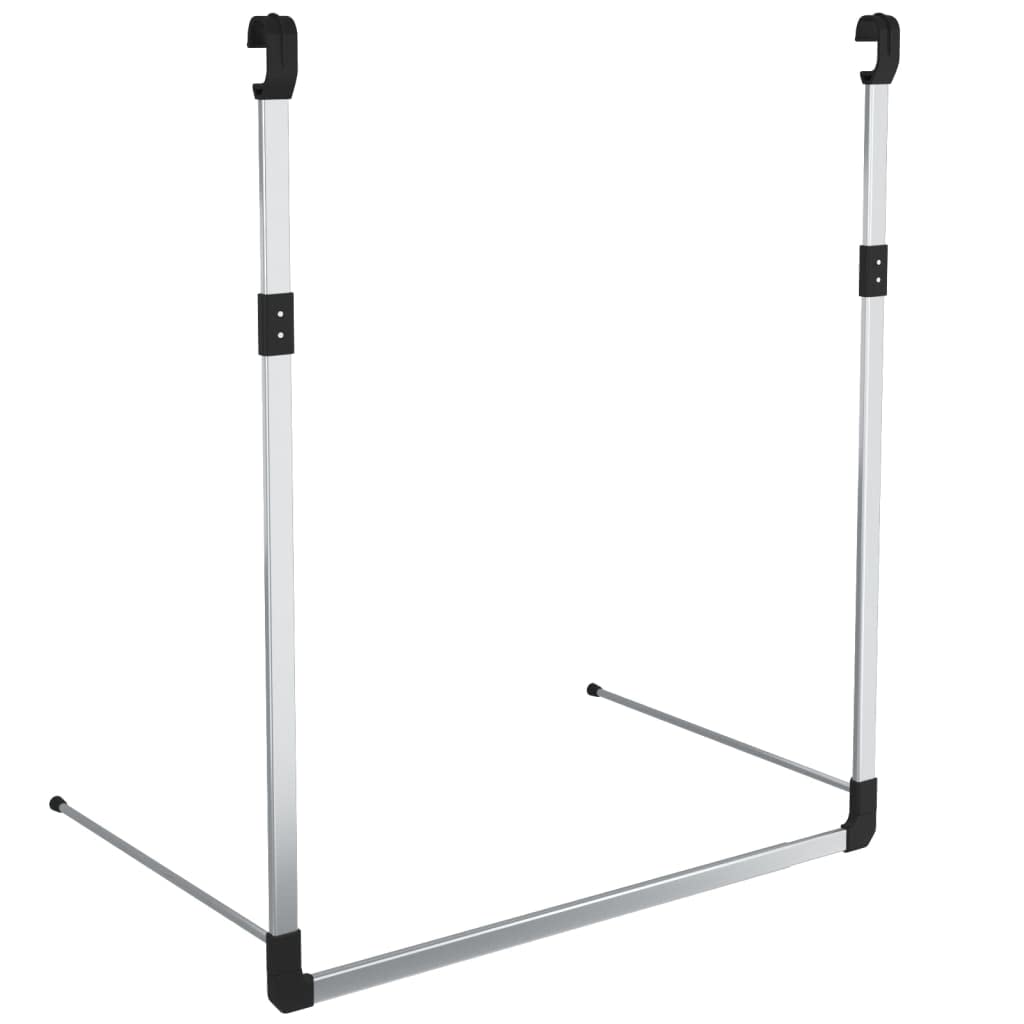 Foto 2 pulgar | Barra Telescópica Organizadora de Armario VidaXL de Aluminio Plateado - Venta Internacional