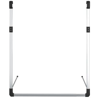 Foto 3 | Barra Telescópica Organizadora de Armario VidaXL de Aluminio Plateado - Venta Internacional