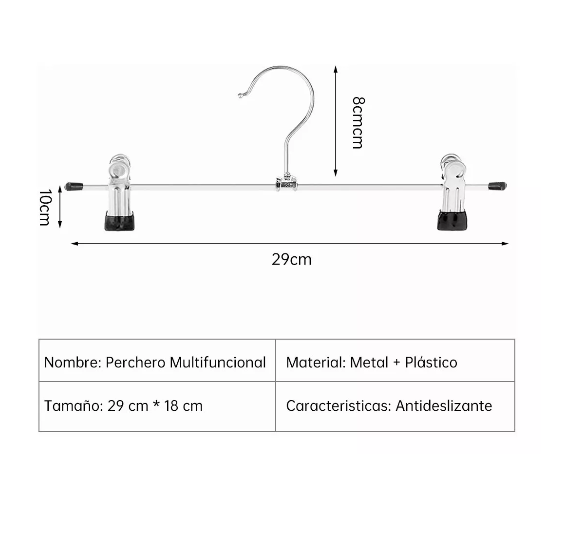 Foto 4 | Ganchos para Ropa Belug 20 Piezas