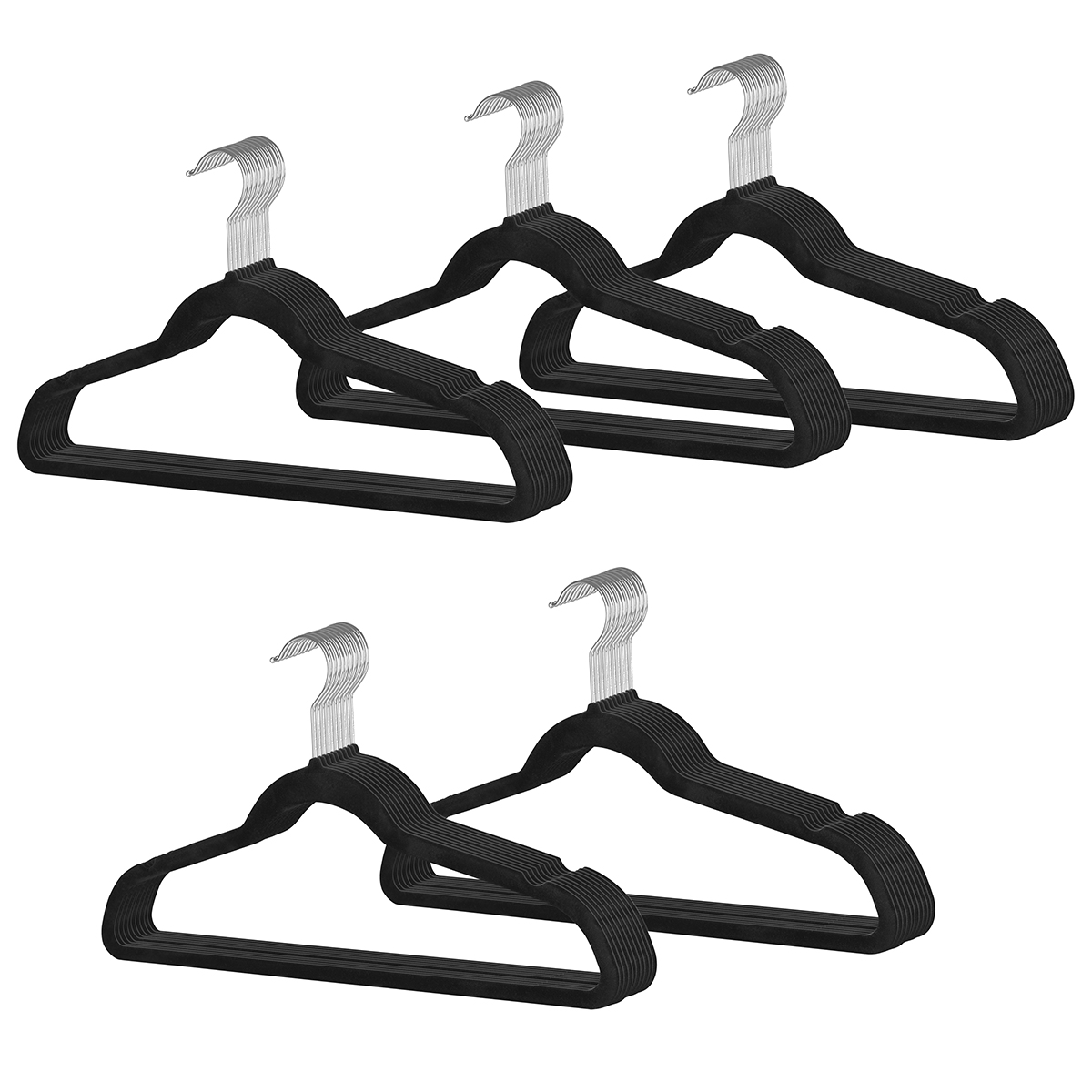 Foto 2 pulgar | Ganchos de Terciopelo para Ropa Ag Box 50 Piezas