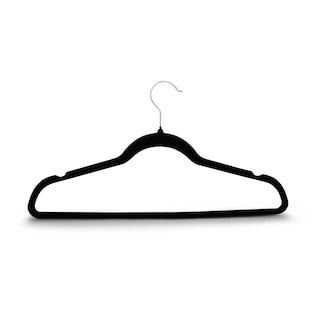 Foto 2 | Ganchos Andromeda Inc Negros para Ropa de Terciopelo 30 Piezas