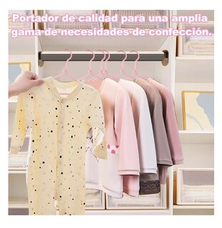 Foto 5 | Ganchos de Ropa Belug Rosas 20 Piezas