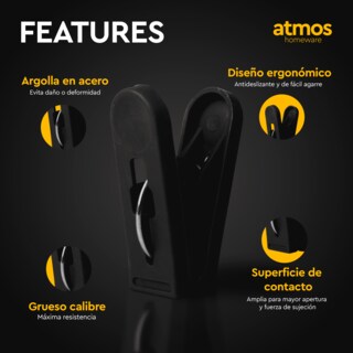 Foto 2 | Pinzas para Ropa Multiusos para Colgar Ropa 36 Piezas