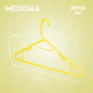 Foto 4 | Ganchos Para Ropa De Niños | Ganchos Para Colgar Ropa De Niño, Niña Y Bebé | Gruesos Y Duraderos | Paquete De
