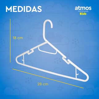Foto 4 | Ganchos Para Ropa De Niños | Ganchos Para Colgar Ropa De Niño, Niña Y Bebé | Gruesos Y Duraderos | Paquete De 4