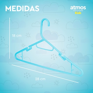Foto 4 | Ganchos Para Ropa De Niños | Ganchos Para Colgar Ropa De Niño, Niña Y Bebé | Gruesos Y Duraderos | Paquete De 20