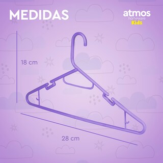 Foto 4 | Ganchos Para Ropa De Niños | Ganchos Para Colgar Ropa De Niño, Niña Y Bebé | Gruesos Y Duraderos | Paquete De