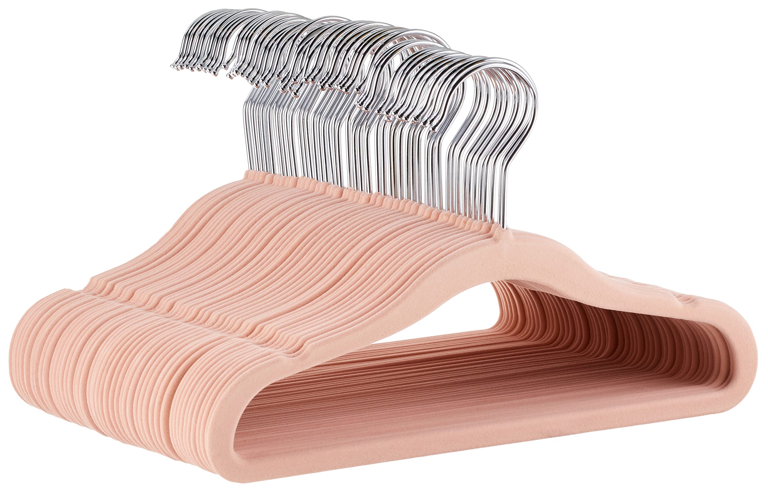 Foto 2 pulgar | Perchas Antideslizantes Amazon Basics De Terciopelo Para Niños, Paquete De 50 - Venta Internacional.