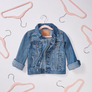 Foto 4 | Perchas Antideslizantes Amazon Basics De Terciopelo Para Niños, Paquete De 50 - Venta Internacional.