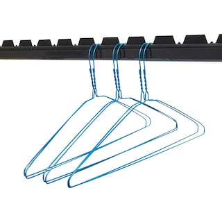 Foto 2 | Pack 50 Ganchos Jauz Improvement De Alambre Color Azul Resistencia Y Organización Para Tu Ropa (j0286)