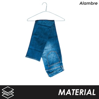 Foto 4 | Pack 50 Ganchos Jauz Improvement De Alambre Color Azul Resistencia Y Organización Para Tu Ropa (j0286)