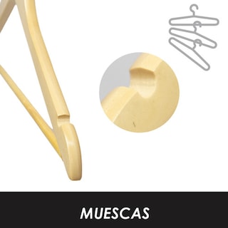 Foto 3 | Pack 20 Ganchos Jauz Improvement Color Natural Ideal Para Organizar Tu Ropa (j0279)