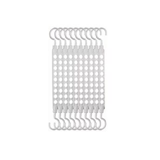 Foto 1 | Gancho Para Ropa Múltiple Ahorra Espacio 10 Pcs Eo Safe Imports Esi-17271 Blanco