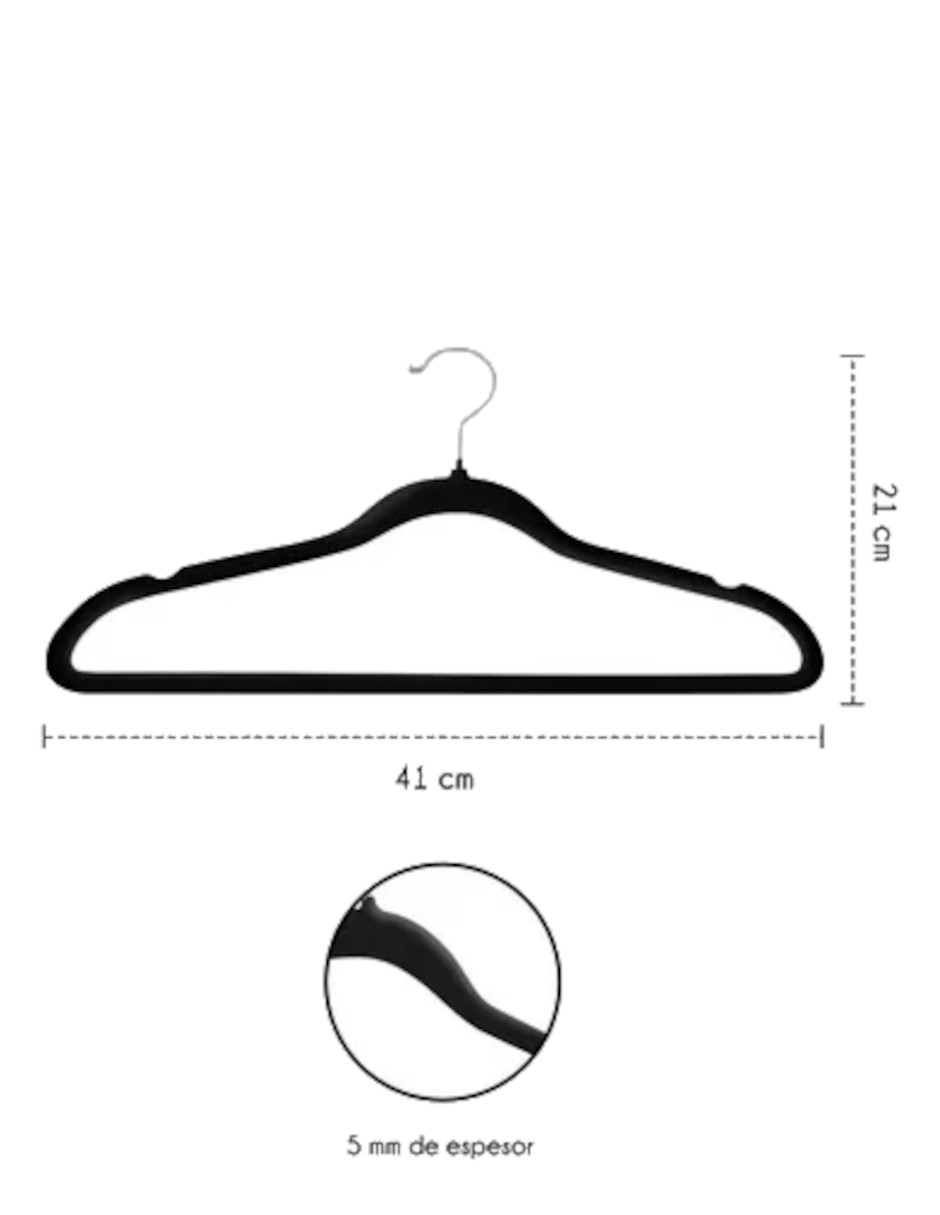 Foto 5 pulgar | Ganchos de Ropa 50 Piezas+Termo de Agua