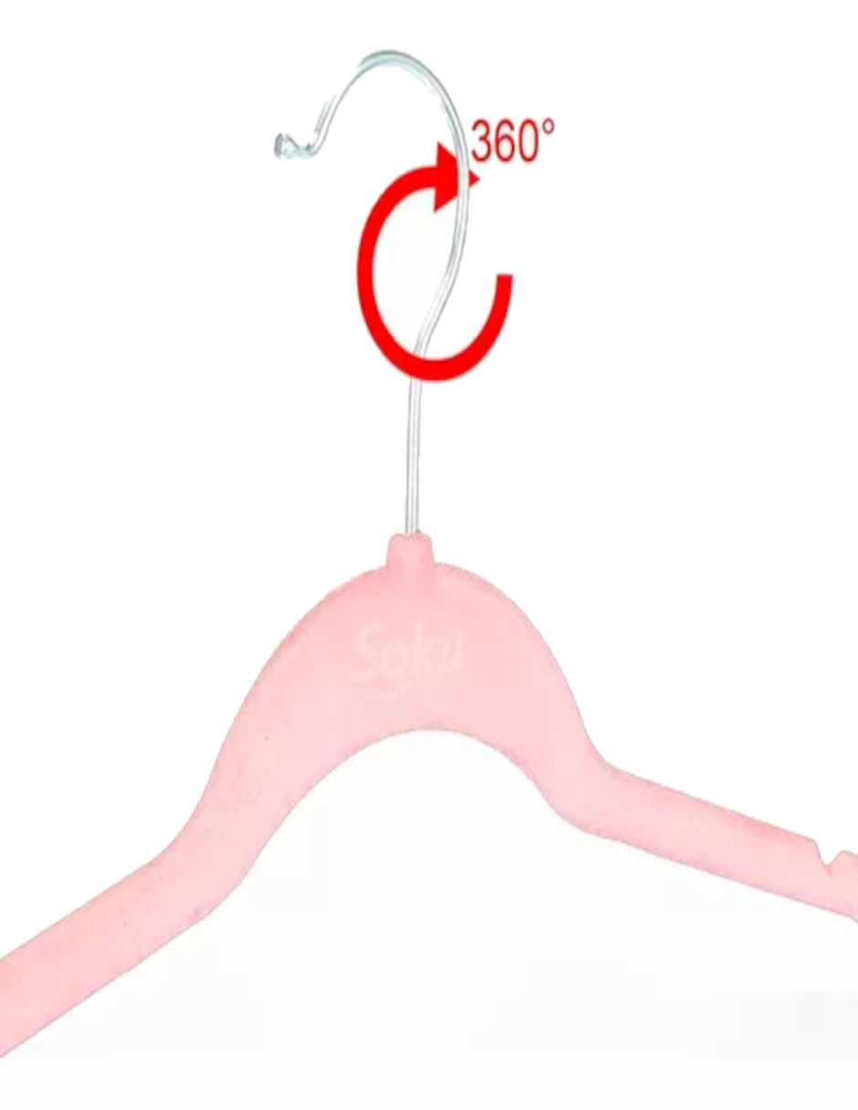 Foto 4 pulgar | Ganchos de Ropa 10 Piezas+Termo de Agua