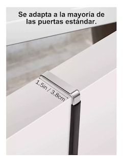Foto 3 | Ganchos para Colgar de Puerta Lab.g 6 Piezas Negras