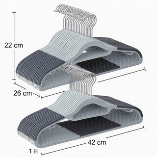 Foto 6 | Ganchos de Plástico Songmics 50 Piezas