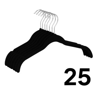 Foto 1 | Pack 25 Ganchos Terciopelo Metal Jauz Color Negro