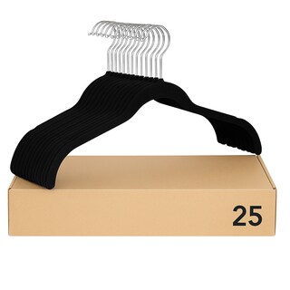 Foto 4 | Pack 25 Ganchos Terciopelo Metal Jauz Color Negro