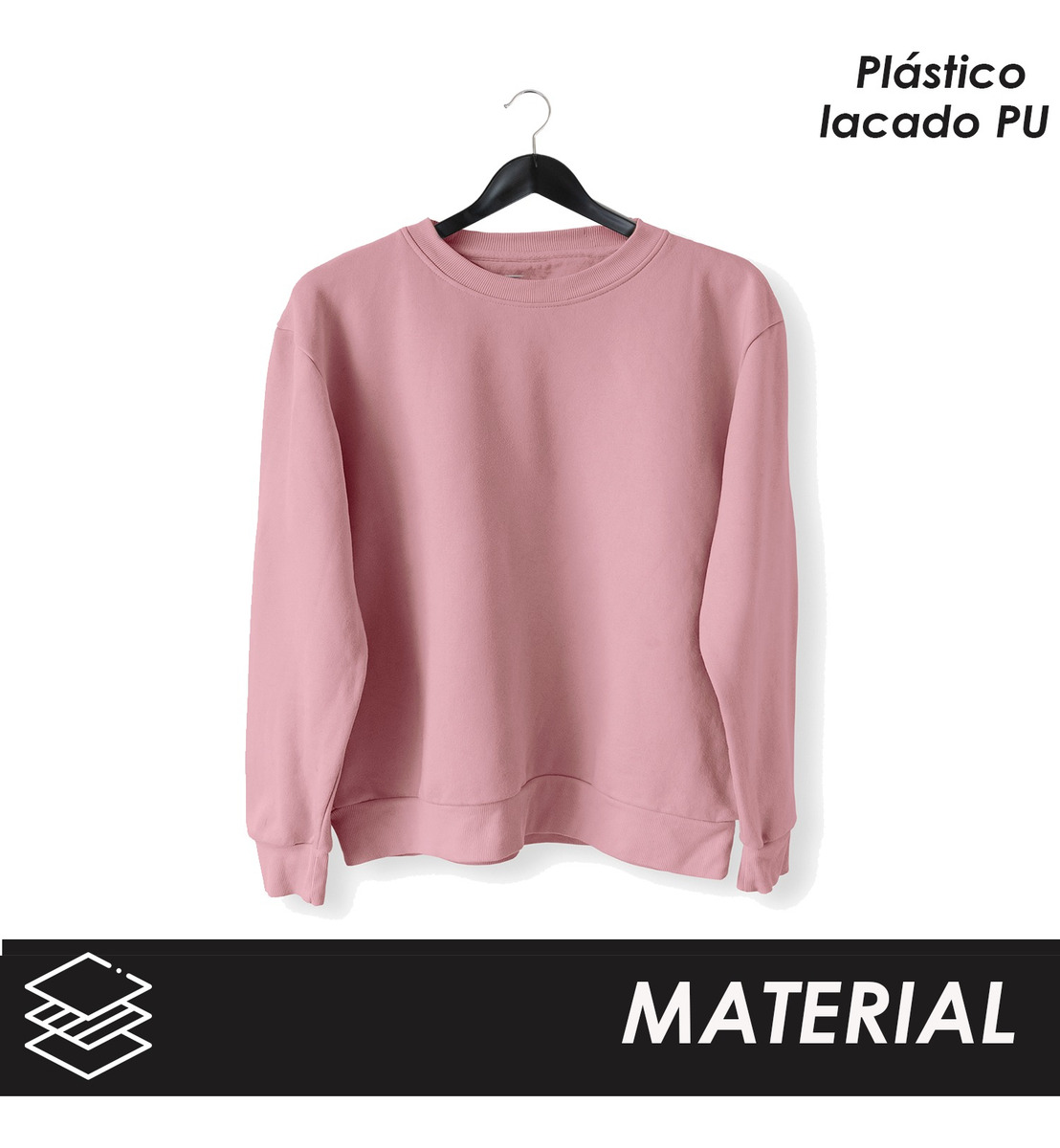 Foto 4 pulgar | Ganchos Jauz de Plástico Negros Pack 25