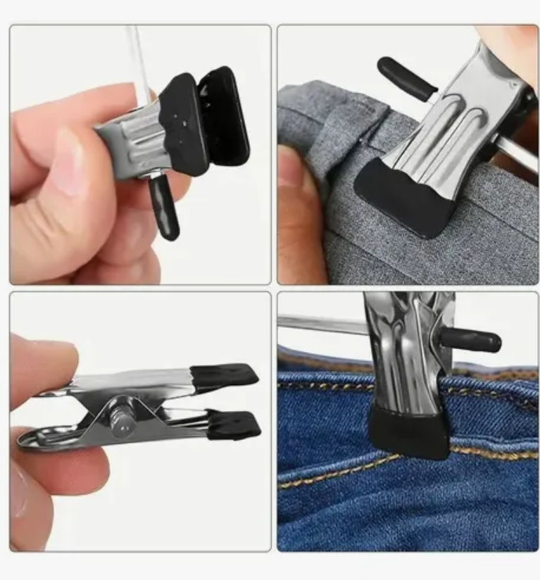 Foto 3 | 40 Pzas Pantalón Percha Gancho Para Ropa Remera Con Clips