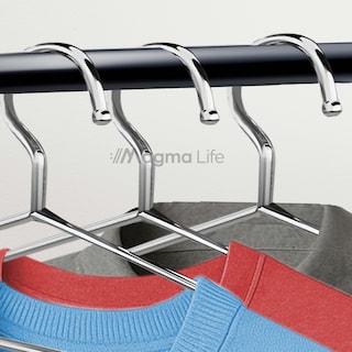 Foto 5 | Magma Life Ganchos De Acero Inoxidable Para Ropa, 50 Piezas, 42 X 19.5 Cm, Metálicos Resistentes Y Livianos, Ahor
