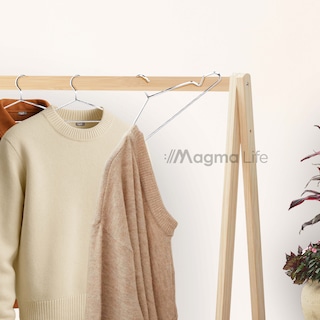 Foto 6 | Magma Life Ganchos De Acero Inoxidable Para Ropa, 50 Piezas, 42 X 19.5 Cm, Metálicos Resistentes Y Livianos, Ahor