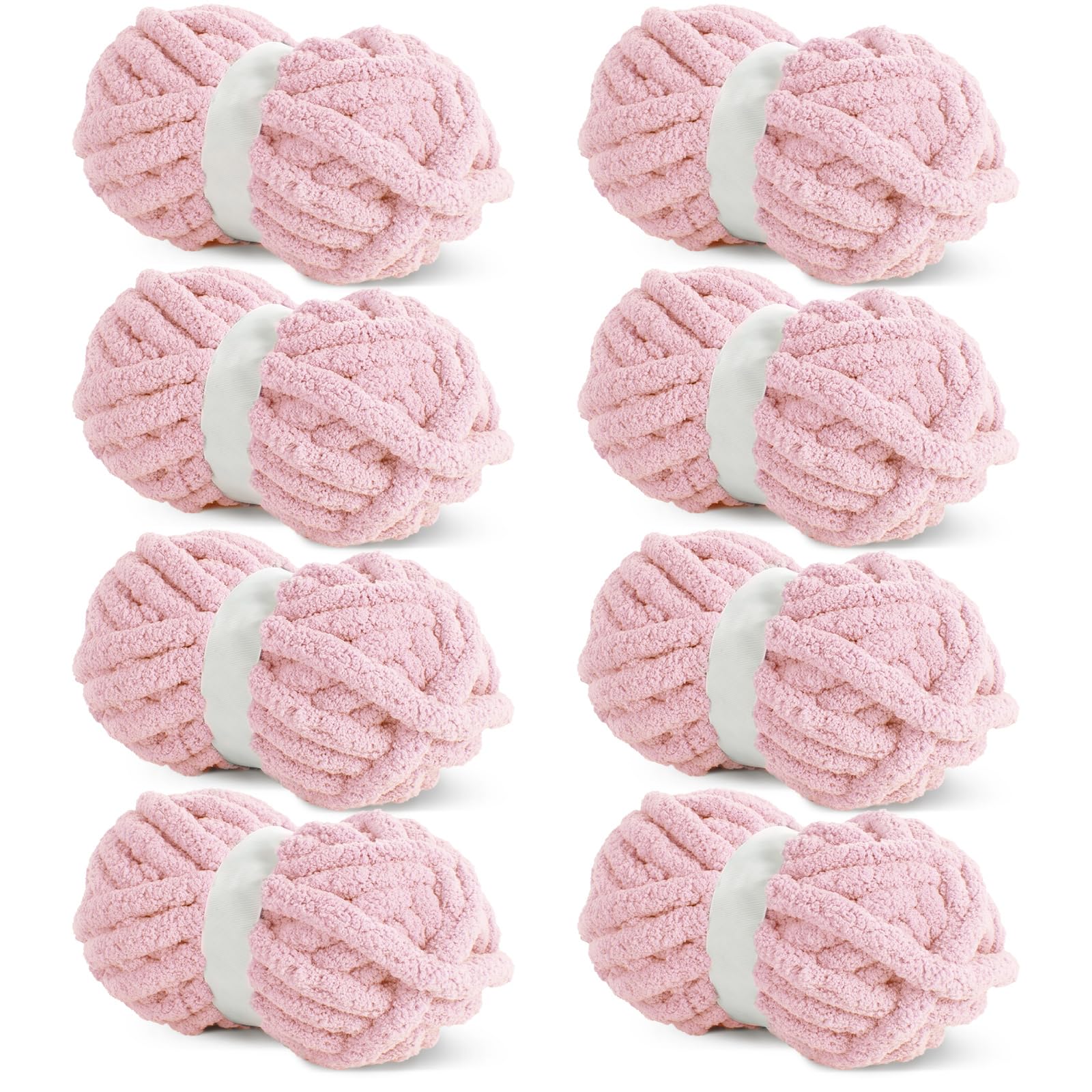 Foto 1 | Chenilla Gruesa Rosa De Yarn Hombys Para Tejer Y Tejer - Venta Internacional.