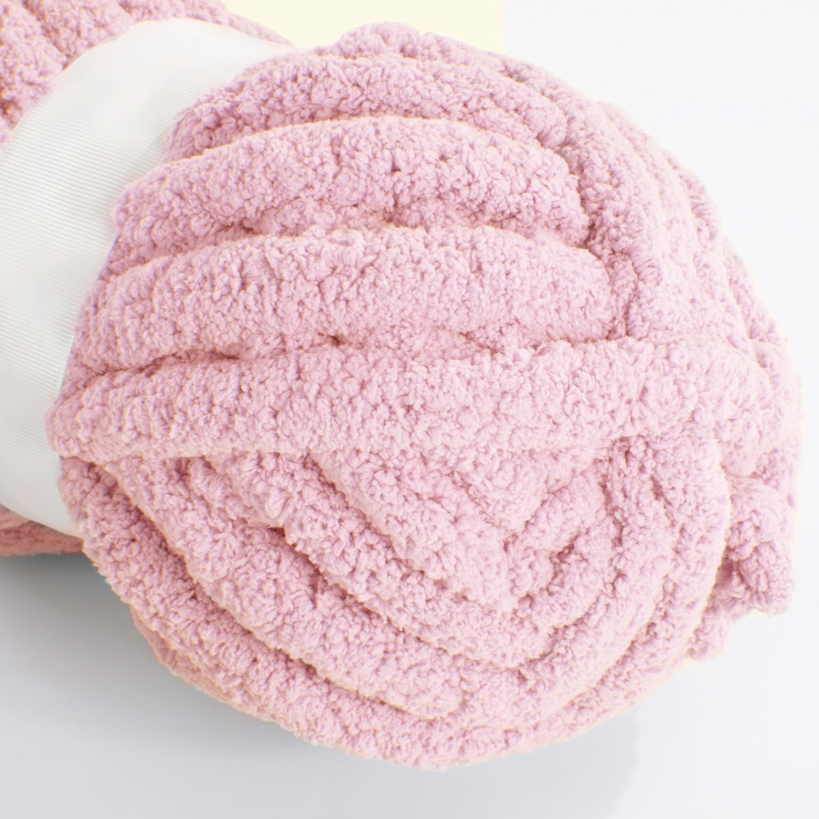 Foto 6 | Chenilla Gruesa Rosa De Yarn Hombys Para Tejer Y Tejer - Venta Internacional.
