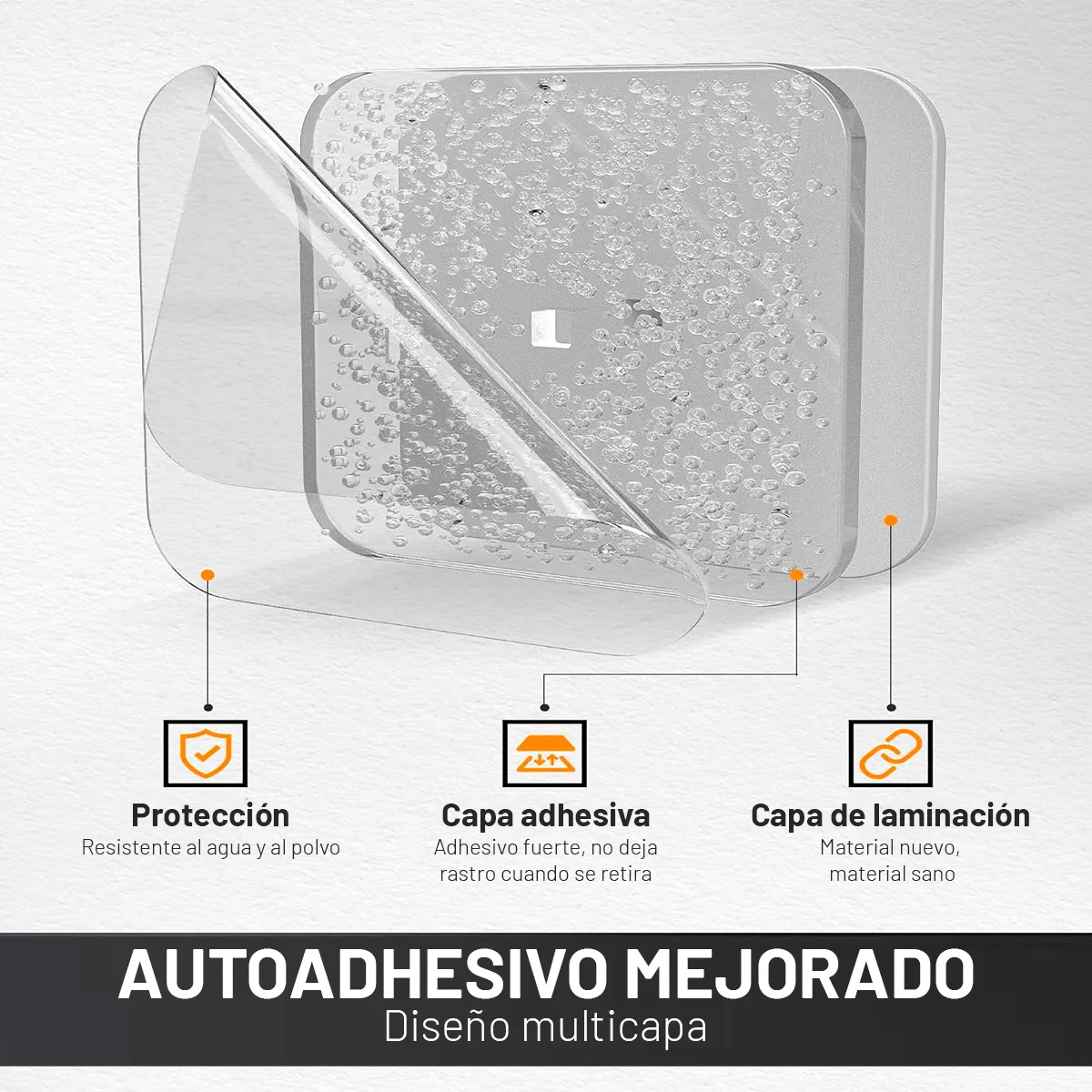Foto 5 pulgar | Ganchos De Percheros En L 4pc Eo Safe Imports Esi-19446 Negro