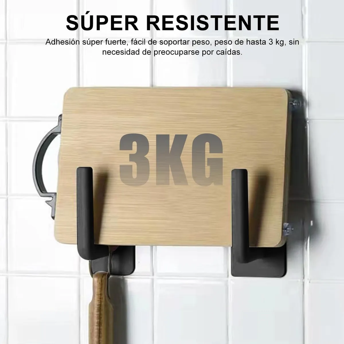 Foto 4 pulgar | Gancho Organizador En L 12pcs Eo Safe Imports Esi-19447 Negro