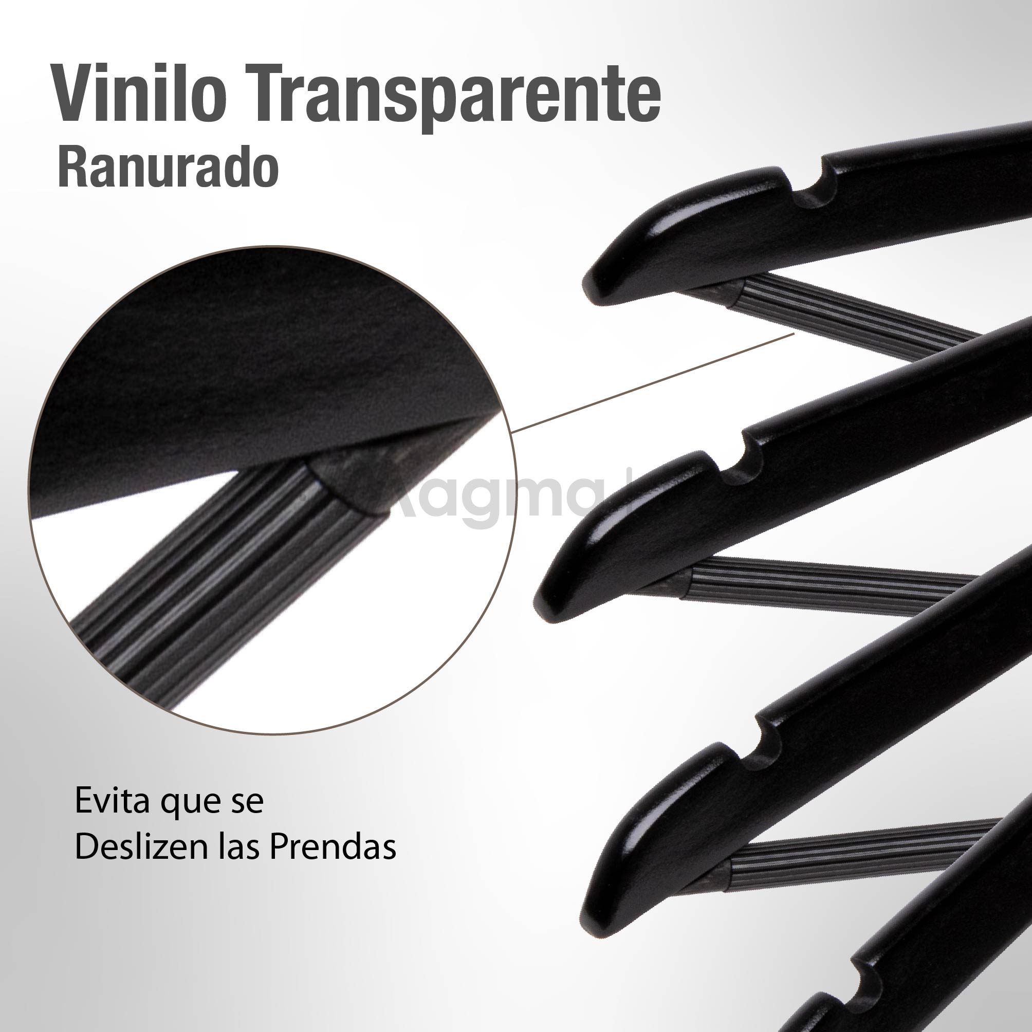 Foto 5 pulgar | Magma Life 80 Ganchos Para Ropa De Madera: Ganchos De Madera Premium Sin Veta, Gira 360 Grados (negro)