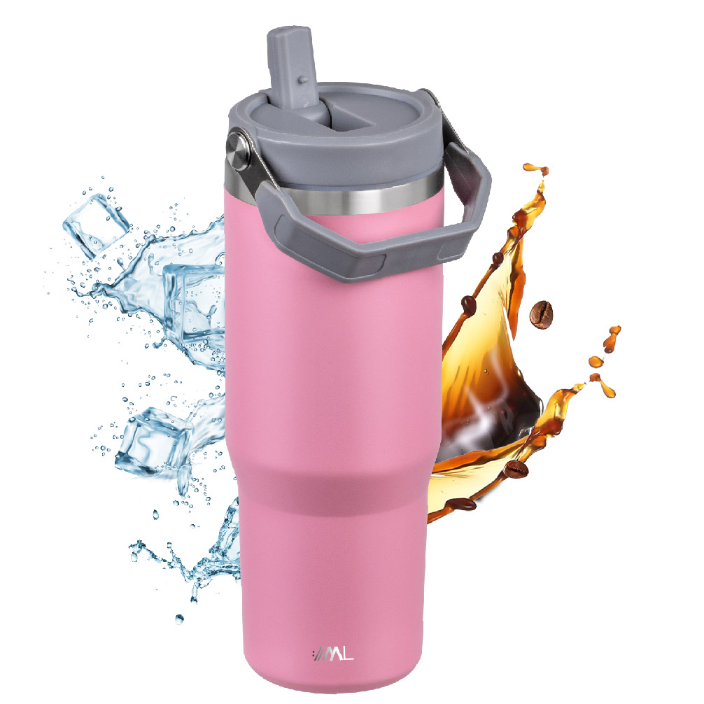 Foto 2 pulgar | Magma Life Termo De Acero Inoxidable Premium 890ml (30oz) Mantiene Bebidas Calientes O Frías Mas Horas, Térmica (rosa)