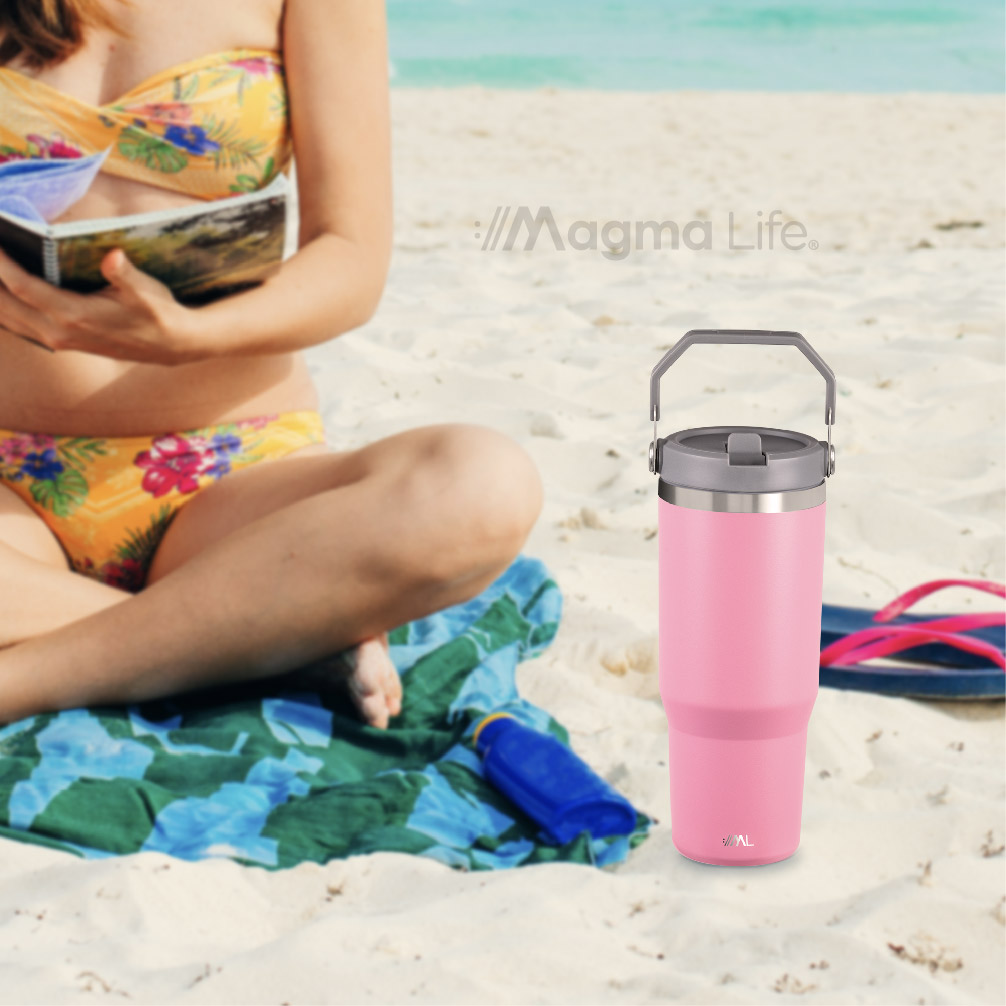 Foto 9 pulgar | Magma Life Termo De Acero Inoxidable Premium 890ml (30oz) Mantiene Bebidas Calientes O Frías Mas Horas, Térmica (rosa)