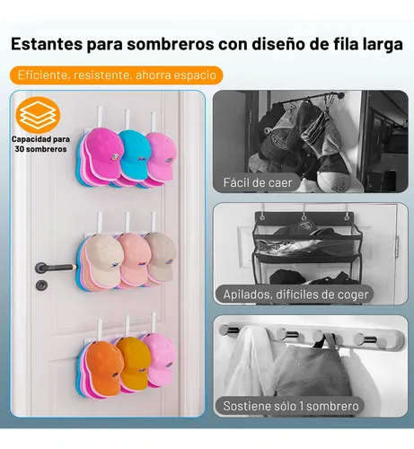 Foto 2 | Organizador Xtellar Sombreros 2pk Gancho Organizador De Gorras