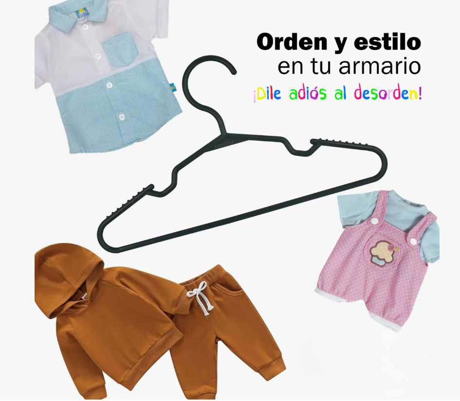 Foto 4 pulgar | Ganchos de Ropa 40 Piezas