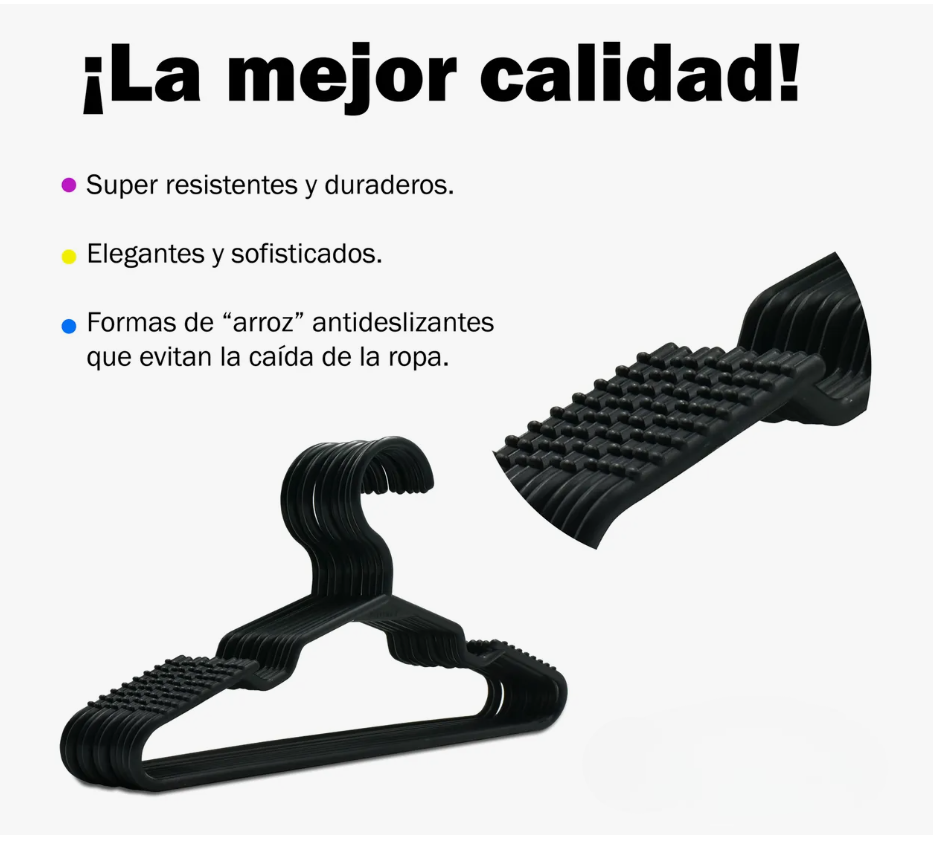 Foto 5 pulgar | Ganchos de Ropa 40 Piezas
