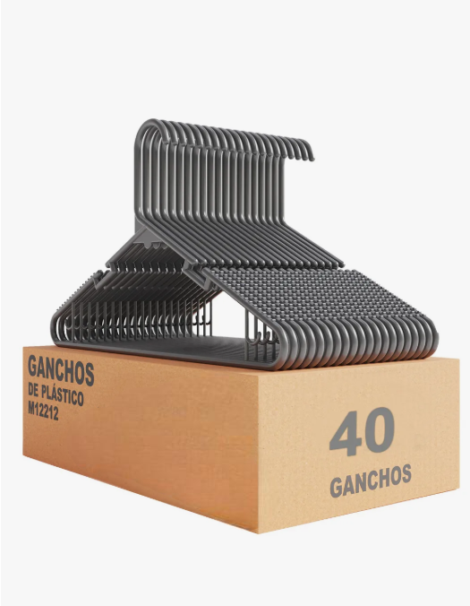 Foto 2 pulgar | Ganchos 40 Piezas Negro