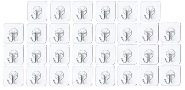 Foto 1 | Kit Premium Xtellar De 150 Ganchos Autoadhesivos De Acero Inoxidable Para Organización Y Decoración Del Hogar