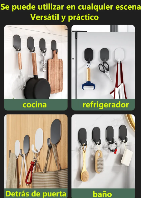 Foto 5 pulgar | Xtellar Ganchos Adhesivos Premium De Acero Al Carbono - Pack De 20 Para Uso Doméstico Y Versátil