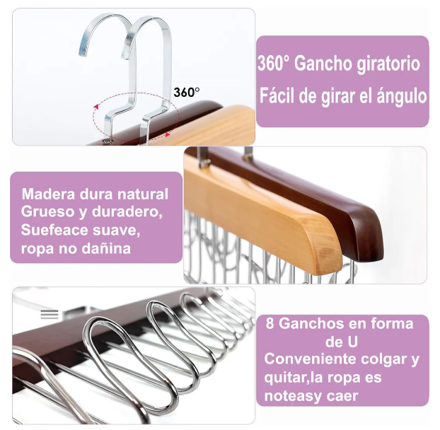 Foto 3 pulgar | Xtellar Organizador Aspiracional De Ropa Y Gorras Con 2 Ganchos Multifuncionales