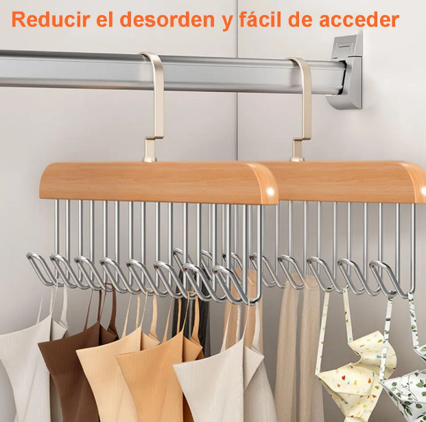 Foto 5 pulgar | Xtellar Organizador Aspiracional De Ropa Y Gorras Con 2 Ganchos Multifuncionales