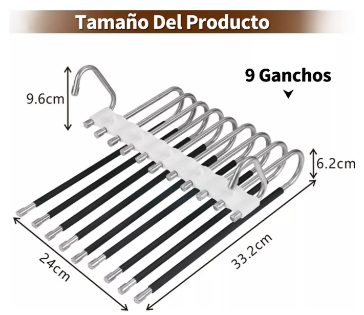 Foto 5 pulgar | Xtellar 2 Organizadores De Pantalones De Lujo, Ahorra Espacio Con Este Pack De Dos