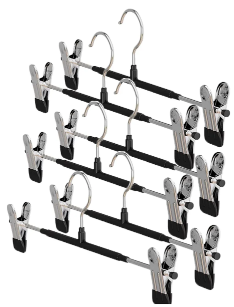 Foto 2 pulgar | Xtellar Set De 20 Perchas Ajustables De Acero Inoxidable - Elegancia Y Durabilidad Para Tu Ropa.