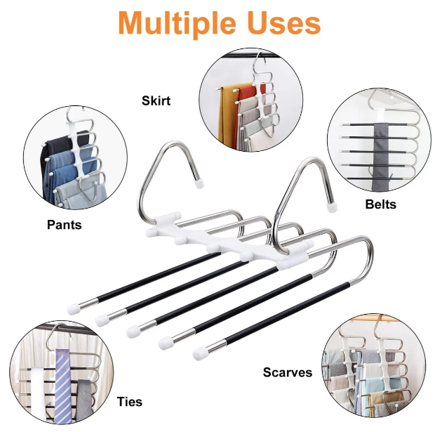 Foto 5 pulgar | Xtellar Organizador De Pantalones Premium 3pcs: Ahorra Espacio Y Mantén Tu Armario Ordenado