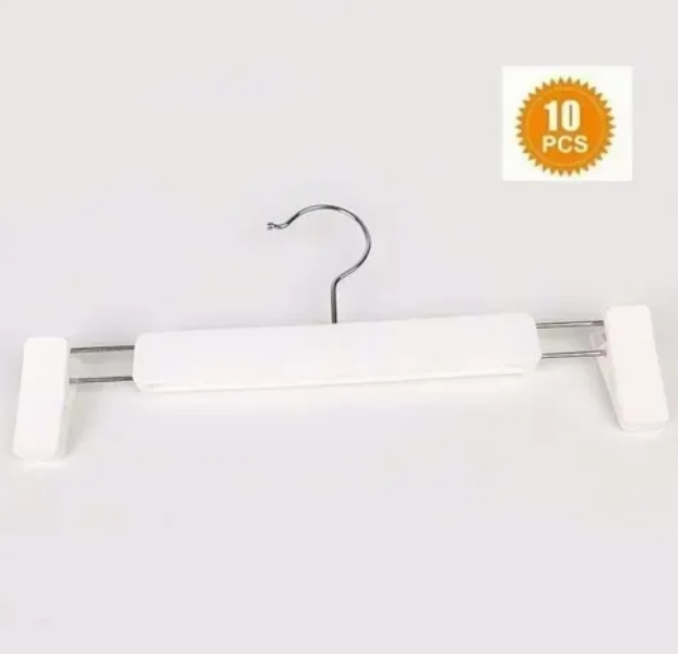 Foto 5 pulgar | Conjunto De Ganchos De Metal Cromado Xtellar Para Pantalones Con Pinzas - Paquete De 10