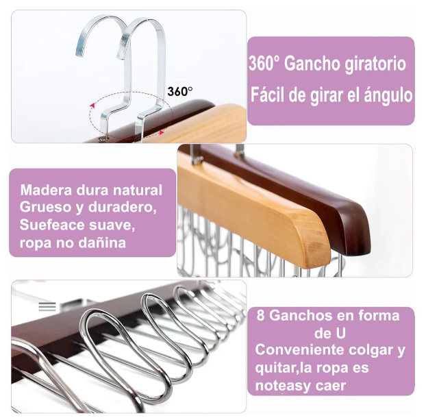Foto 3 pulgar | Xtellar Organizador Aspiracional De Ropa Y Gorras Con 2 Ganchos Multifuncionales