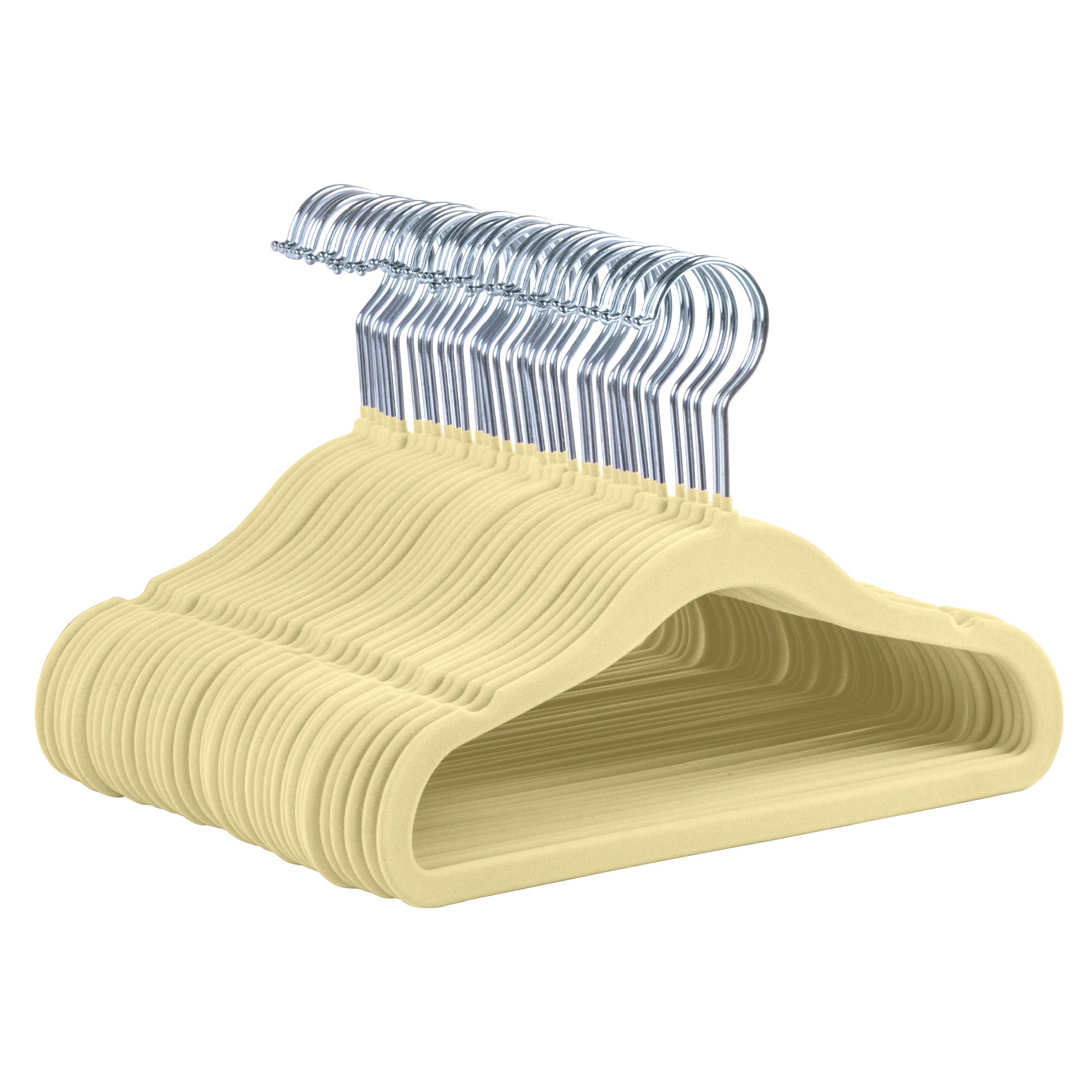 Foto 7 pulgar | Magmalife 50 Ganchos De Terciopelo Crema Para Bebé  29 Cm  Antideslizantes Con Gancho Giratorio