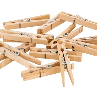 Foto 4 | Pinzas Para Ropa Laundry 360 Extra Grandes De Madera Paquete De 100 - Venta Internacional.
