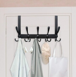 Foto 2 | Juego De 2 Percheros Xtellar De Acero Inoxidable Con 5 Ganchos Para Puerta - Elegancia Y Organización En Tus Espacios
